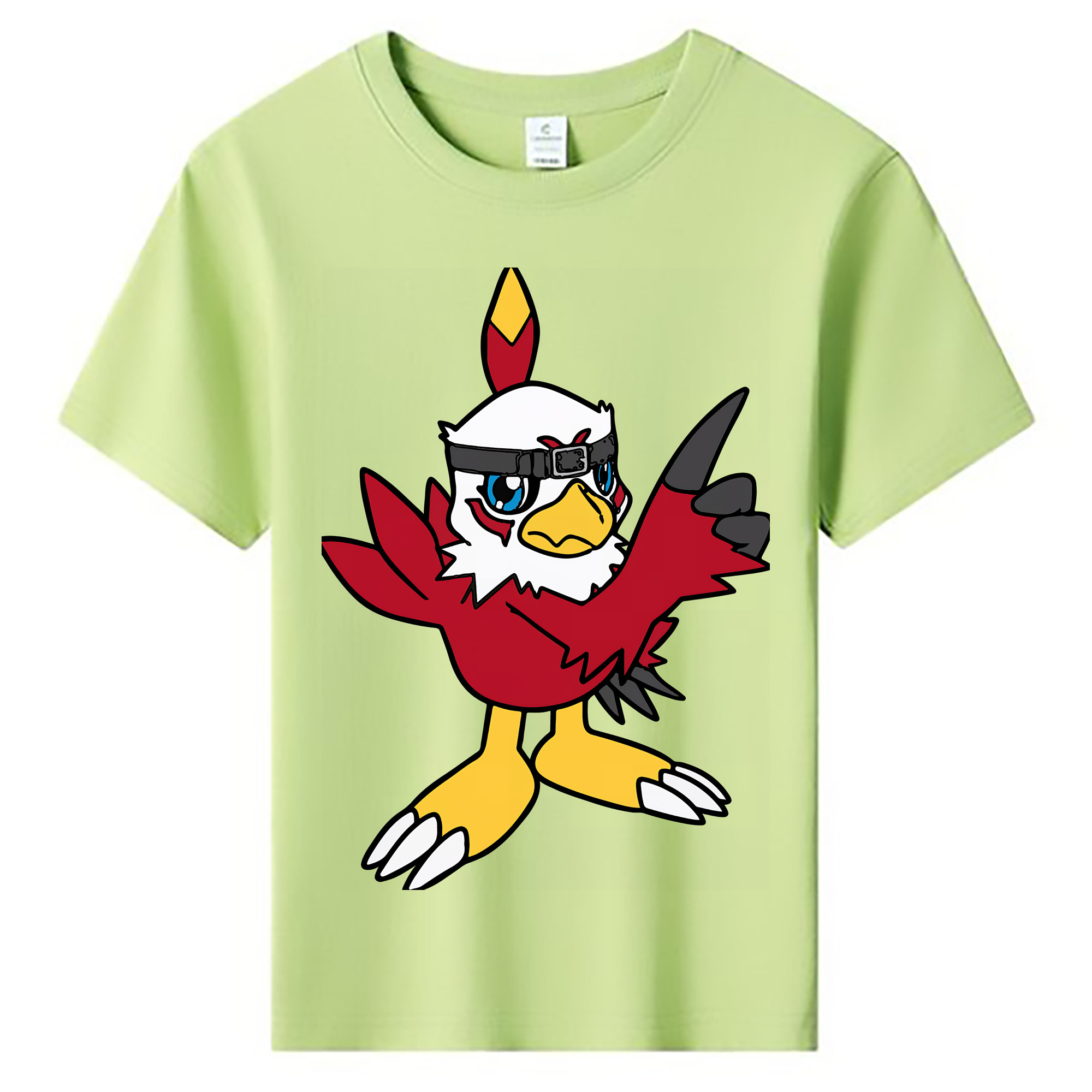 （画像用） Digimon デジタルモンスター/デジモン 綿100％キッズTシャツ（フロントプリント）
